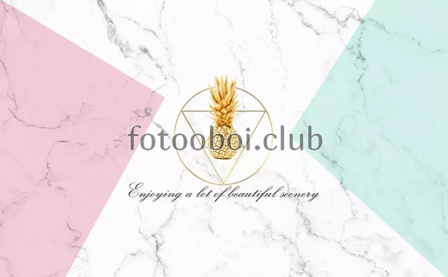 гранит, камень, геометрия, ананас, фрукты, золото